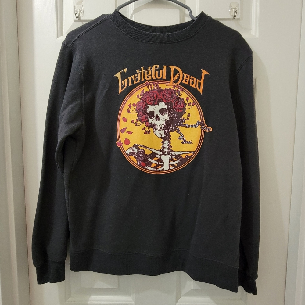 Womens Grateful Dead black sweatshirt size small